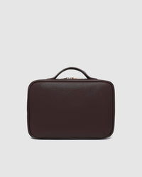 Georgie Cosmetic Case - Chocolate. Louenhide