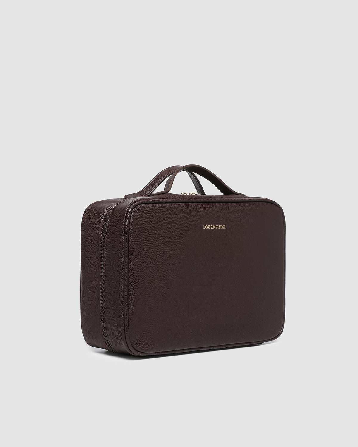 Georgie Cosmetic Case - Chocolate. Louenhide
