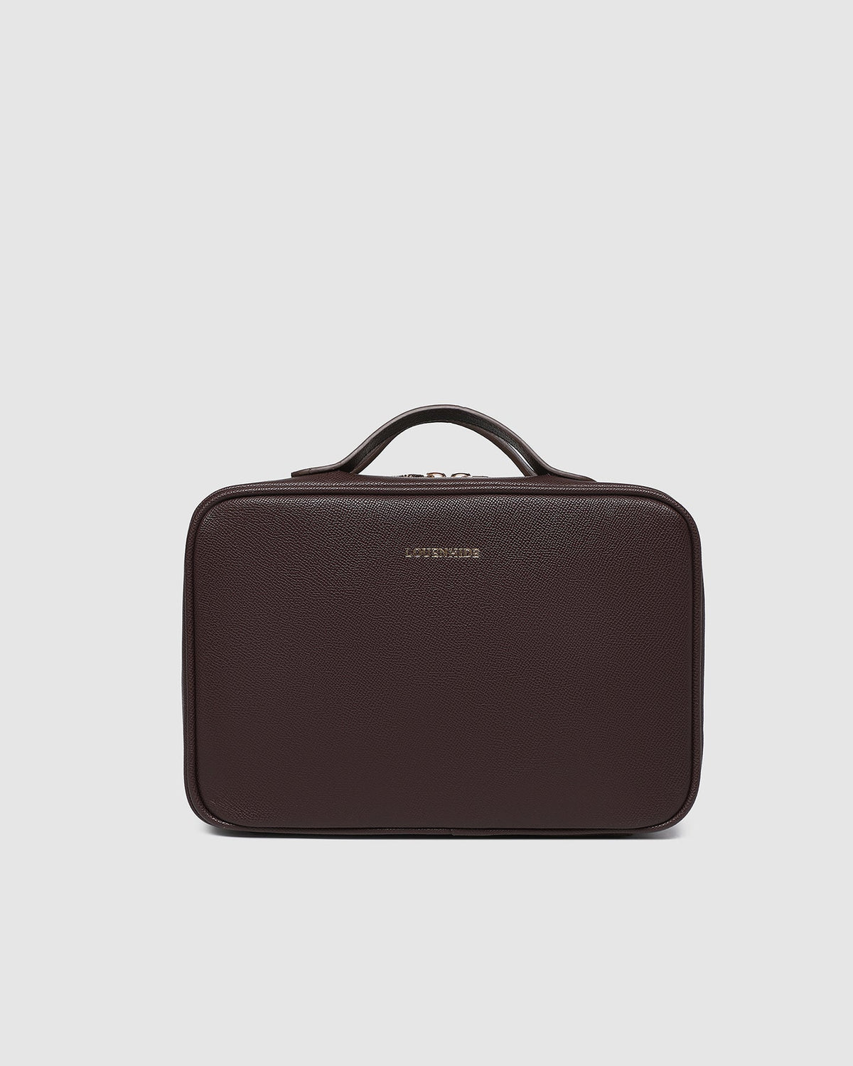 Georgie Cosmetic Case - Chocolate. Louenhide