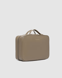 Georgie Cosmetic Case - Coffee