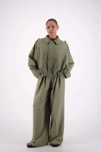 Gigi Bomber Jacket - Sage