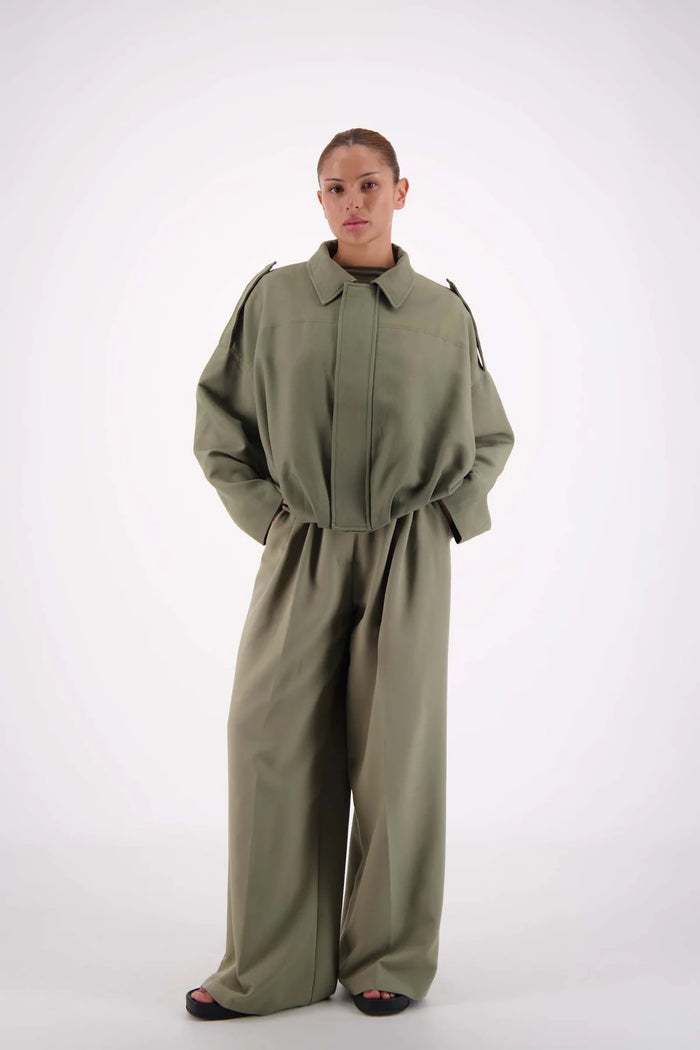 Gigi Bomber Jacket - Sage