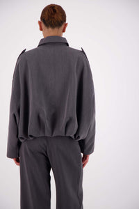 Gigi Bomber Steel - Grey