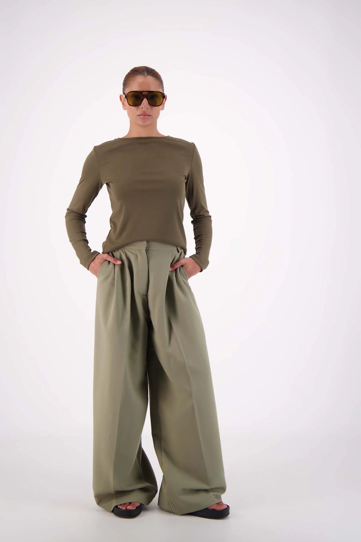 Gigi Trouser - Sage