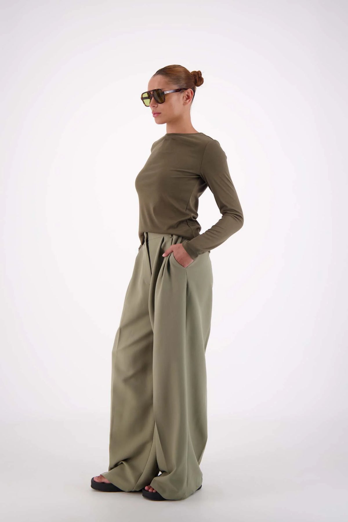 Gigi Trouser - Sage
