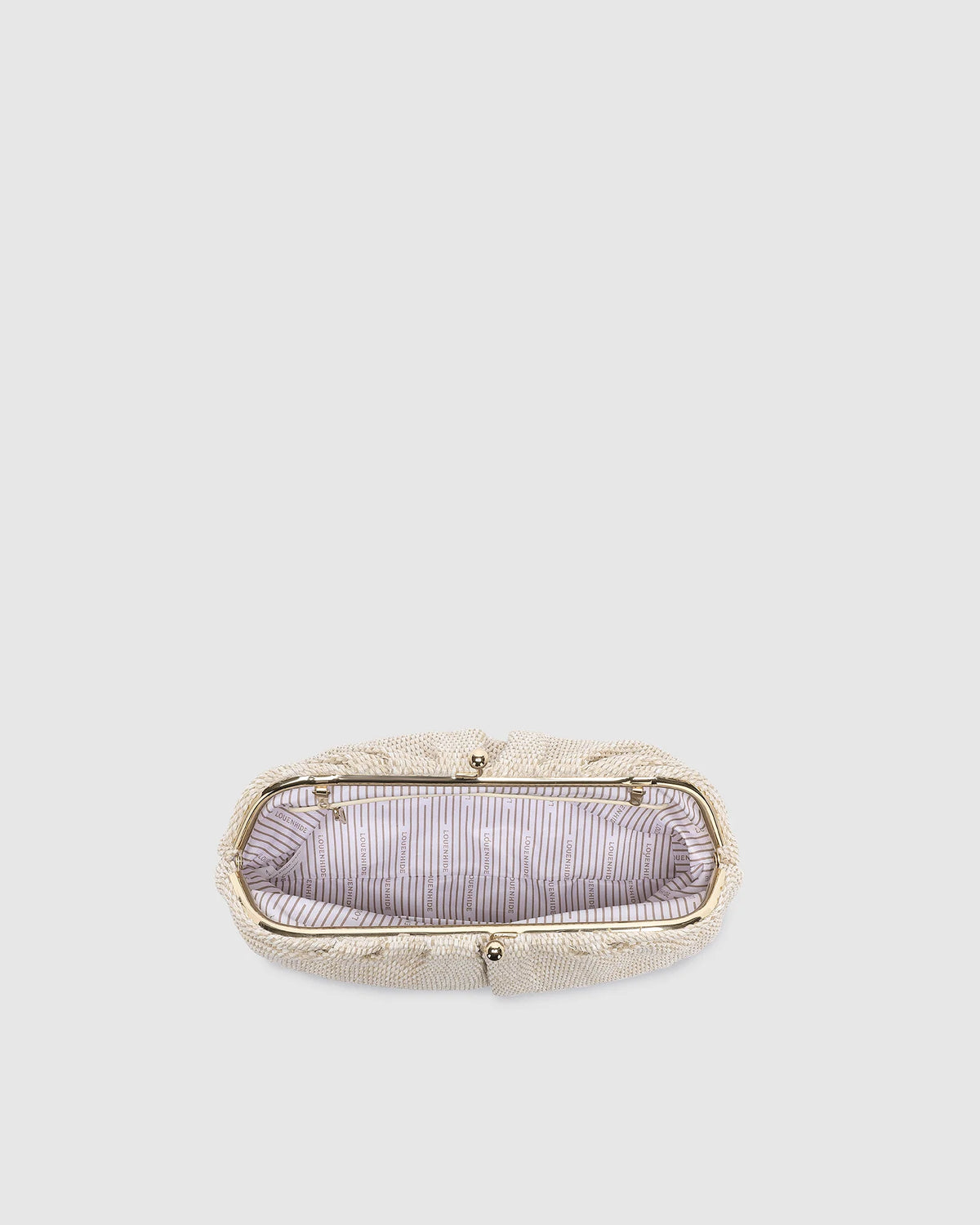 Goldie Clutch - Raffia Vanilla