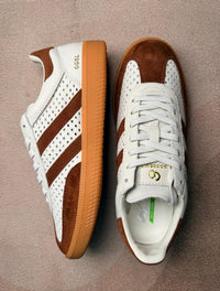 Goodsole 2001 Kindred Punched - Beige/Choc Leather