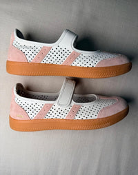Goodsole 2001 Parlay Punched - Beige/Light Pink Leather