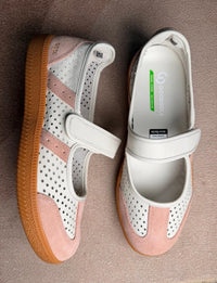 Goodsole 2001 Parlay Punched - Beige/Light Pink Leather