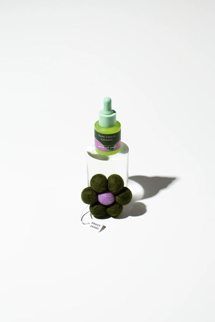 Bloom Collection - Yuzu, Lime & Coconut - Felt Air Freshener