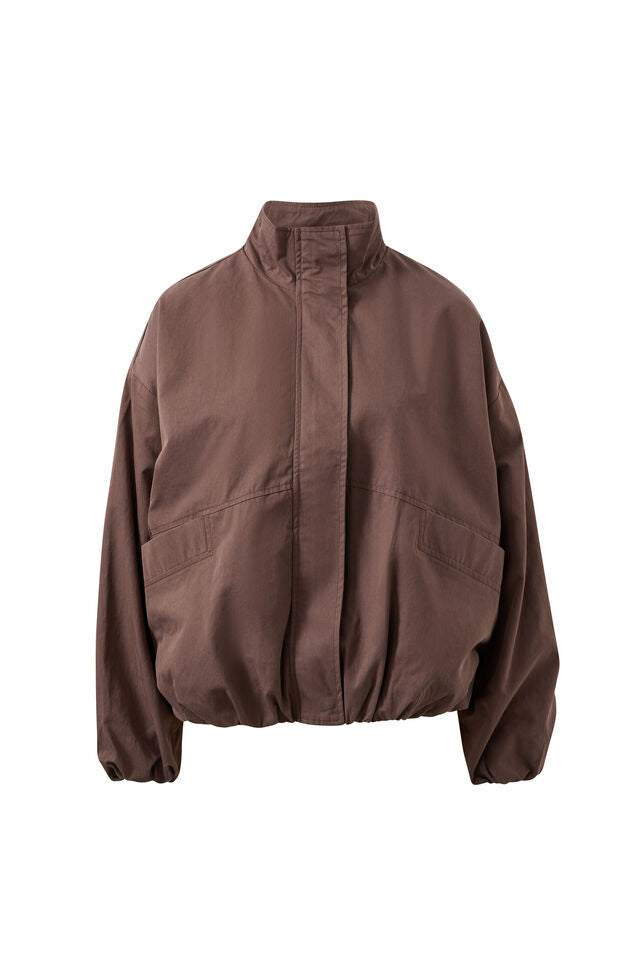 Gwen Bubble Jacket - Brunette. Ceres Life