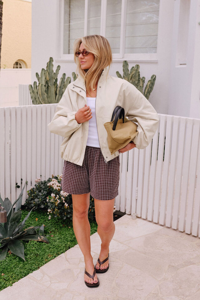 Gwen Bubble Jacket - Putty. Ceres Life