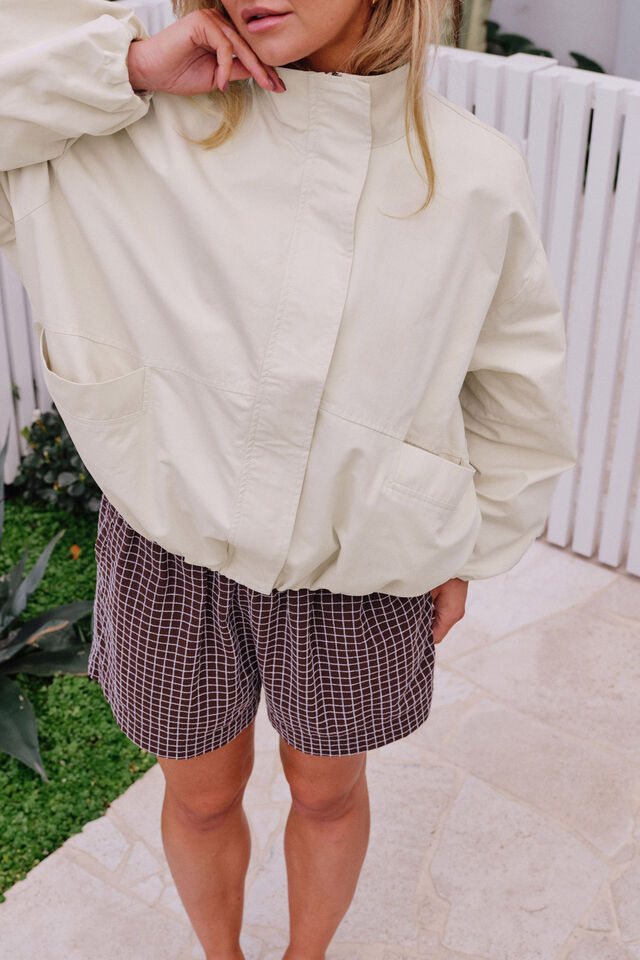 Gwen Bubble Jacket - Putty. Ceres Life