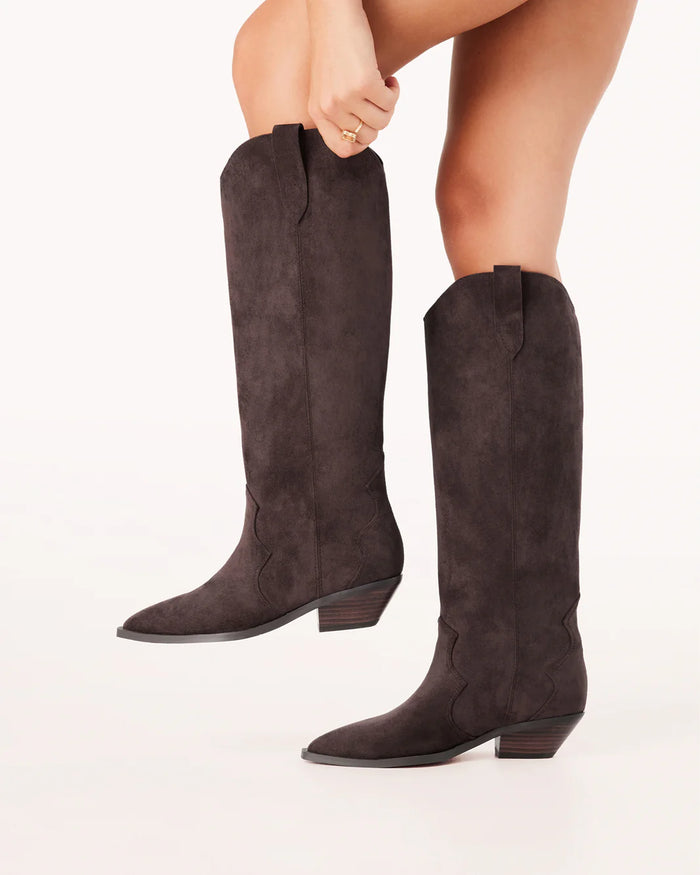 Helix - Dark Cacao Suede