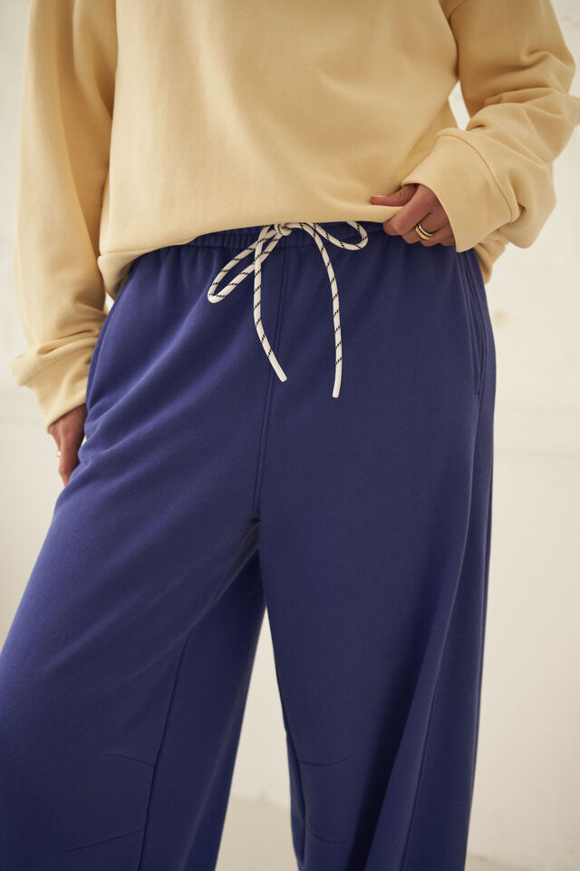 Halle Barrel Trackpant - Polo Blue. Ceres Life