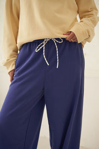 Halle Barrel Trackpant - Polo Blue. Ceres Life