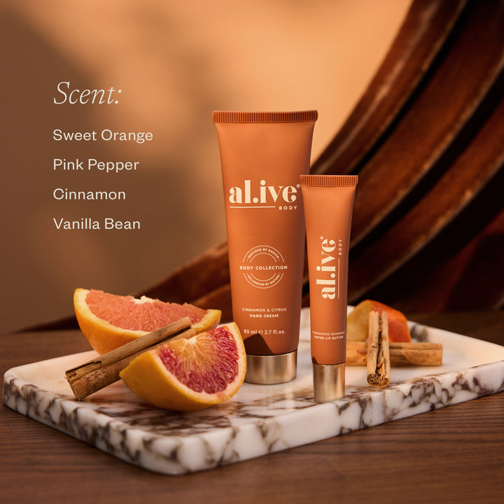 Hand & Lip Set – Cinnamon & Citrus