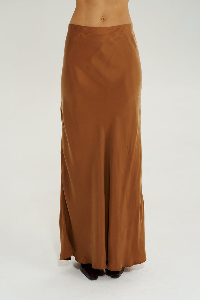 Heidi Maxi Skirt - Toffee