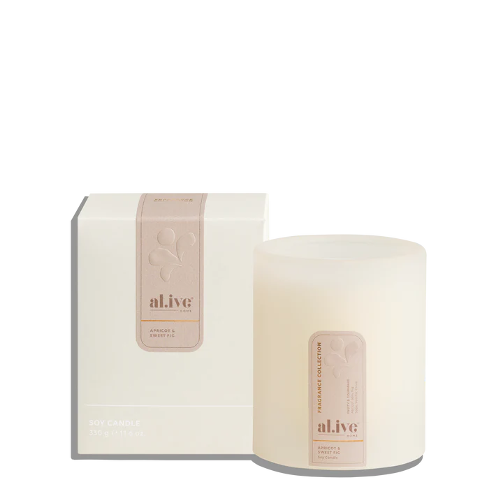 Soy Candle - Apricot & Sweet Fig