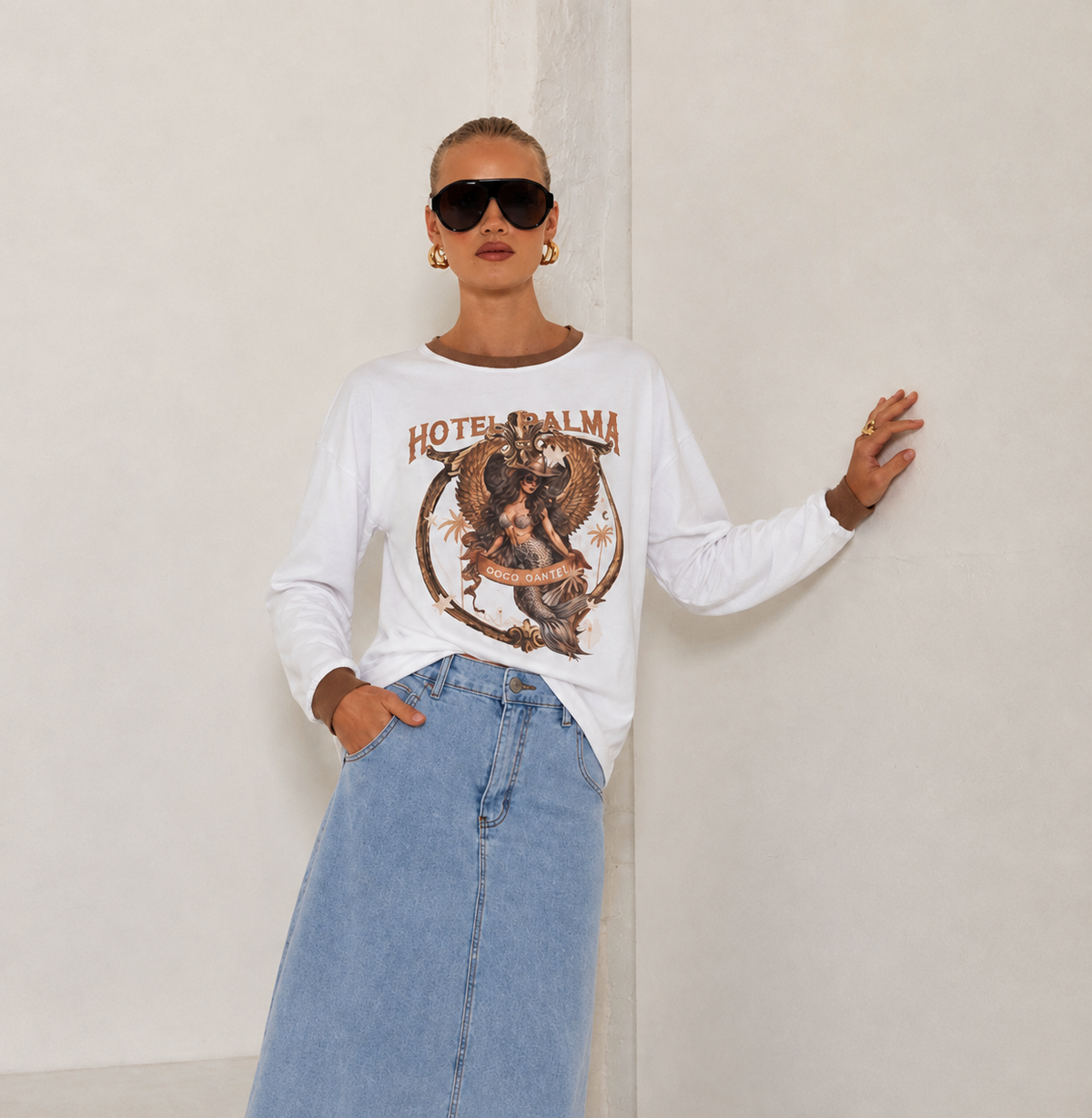 Hotel Palma Long Sleeve Top. Sare Store