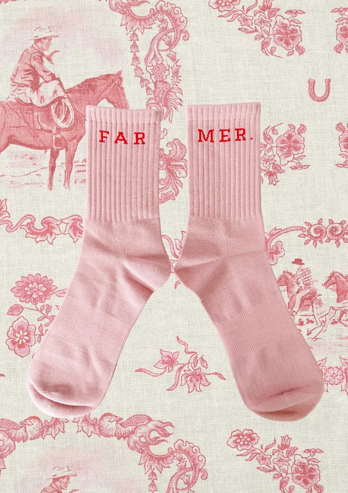 Boot Socks - Pink