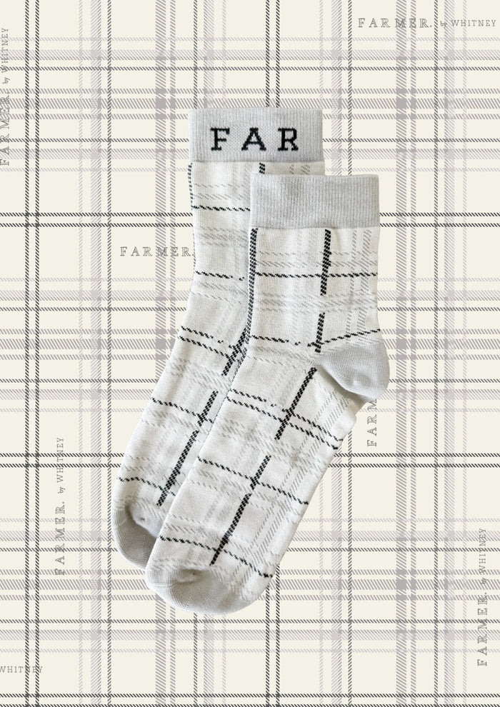 Pasture Plaid Socks