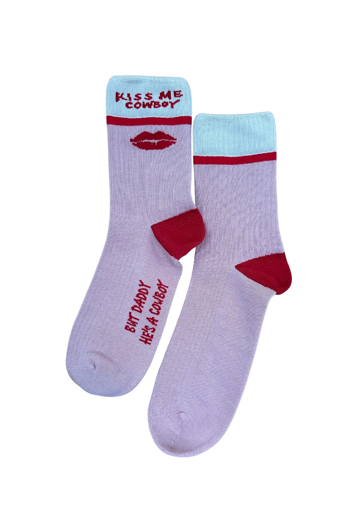 Kiss Me Cowboy Socks