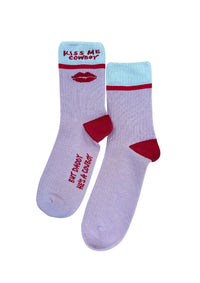 Kiss Me Cowboy Socks