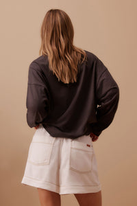 Darcy Relaxed Everyday Short - Fresh Ecru
