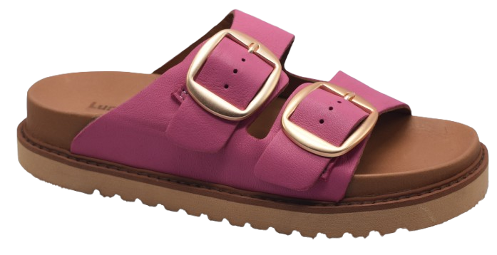 Luna Sole Avery - Fuchsia Leather