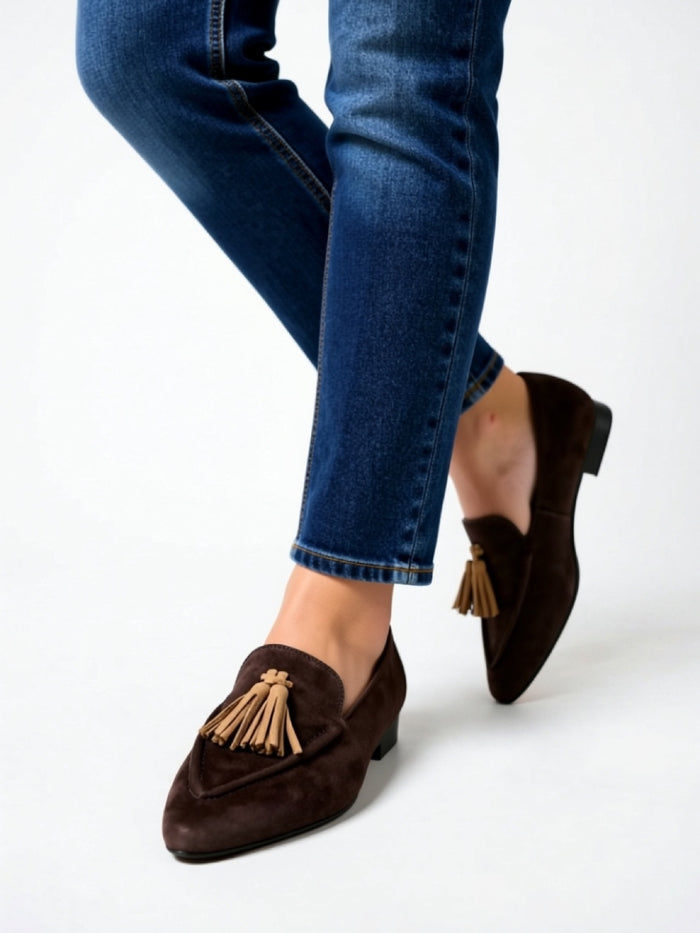 Luna Sole Palace - Chocolate/Brown Suede