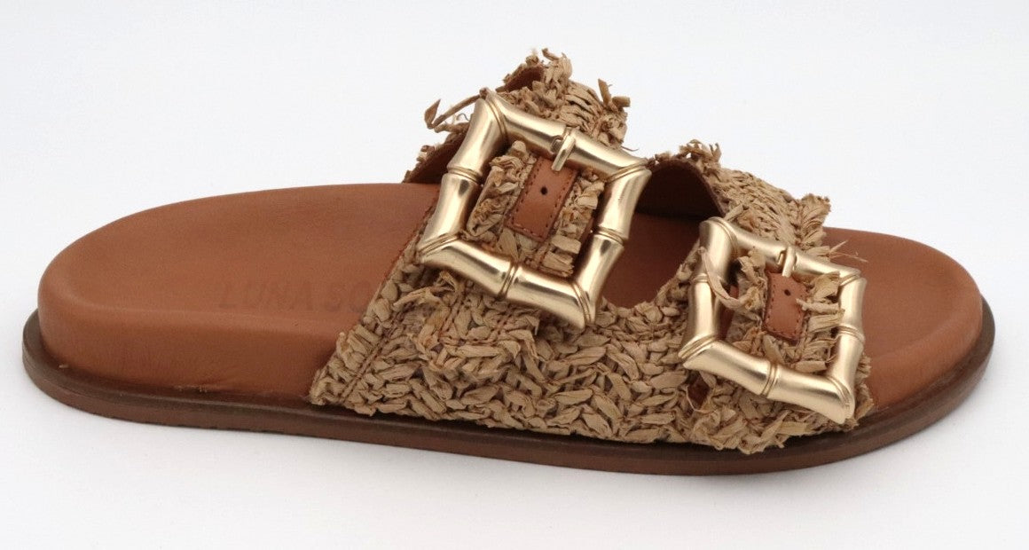 Luna Sole Ease - Beige Raffia
