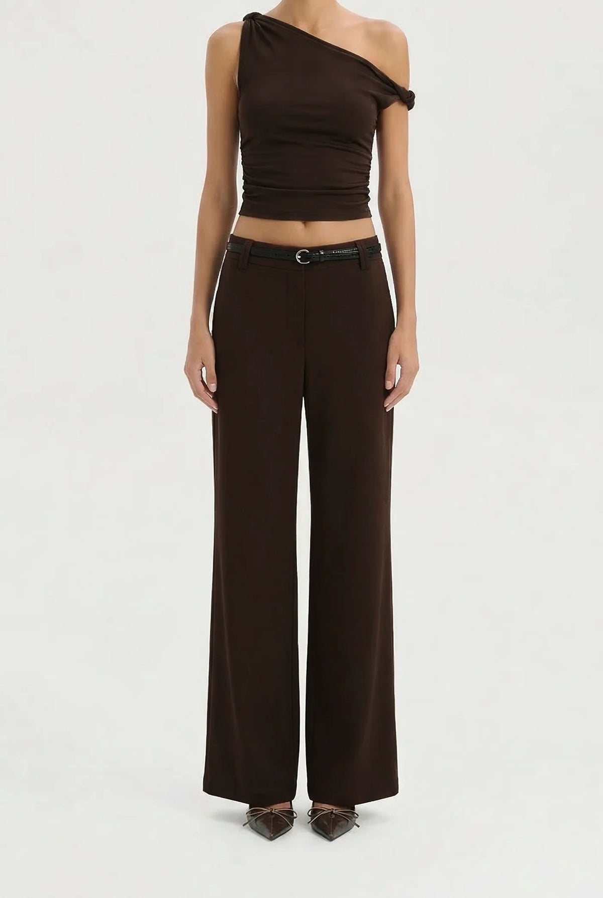 Suit Pant - Chocolate