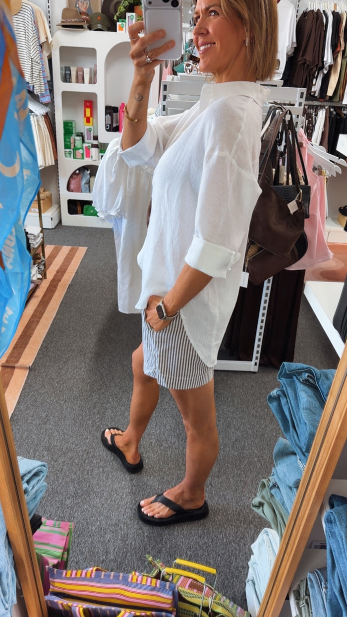 Boyfriend Shirt - White