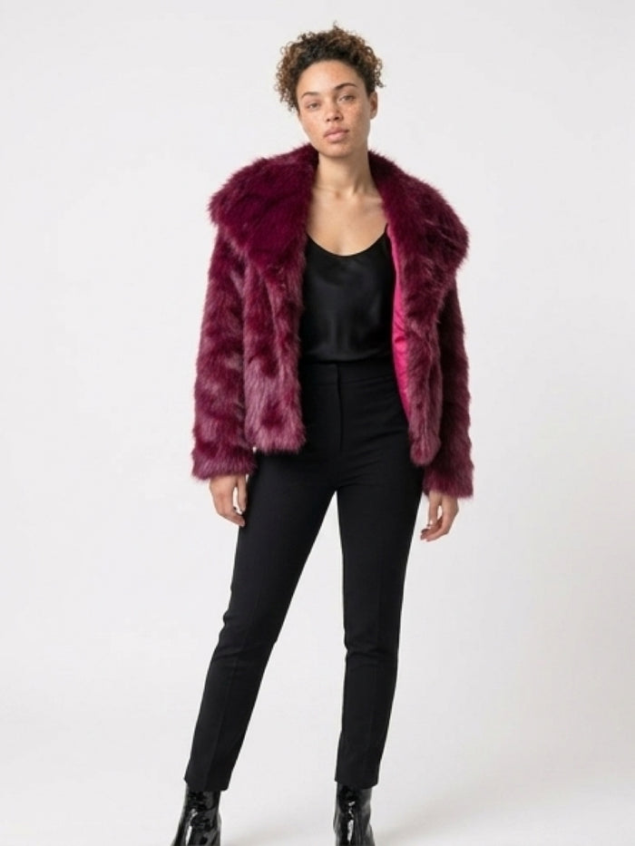 Fur Coat - Wine