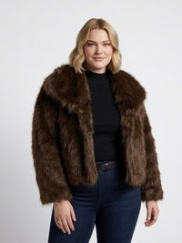 Fur Jacket - Brown