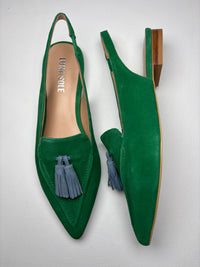 Luna Sole Piper - Emerald/Cobalt Suede