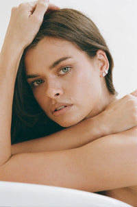 Oval Studs 2CT - Silver