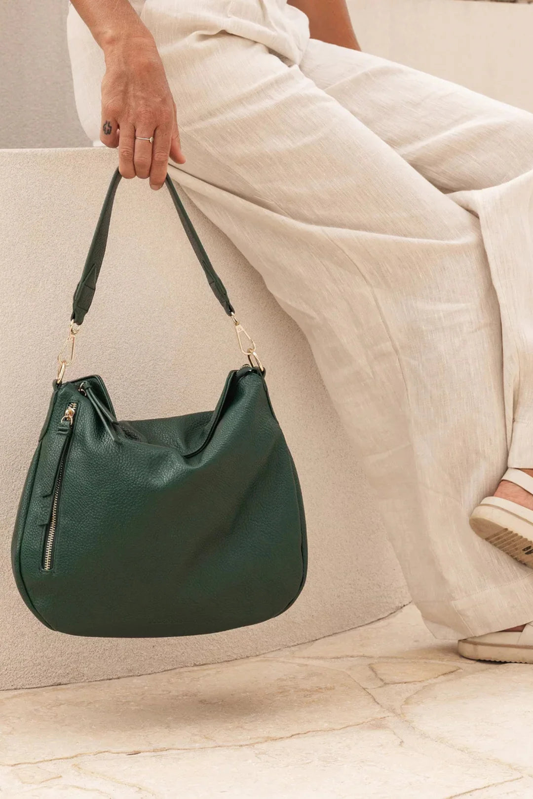 Louenhide, sare store, green bag, Nadia bag, shoulder bag