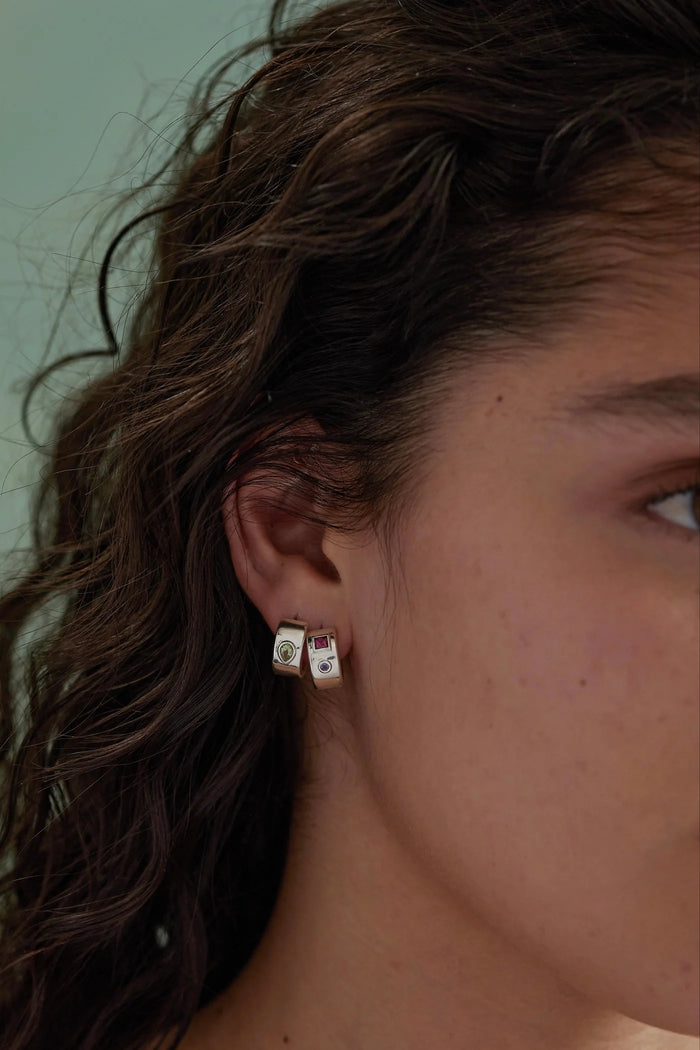 Paloma Silver Hoops