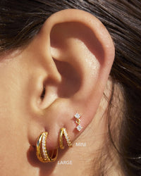 Winnie Gold Huggie Earrings
