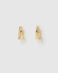 Winnie Gold Huggie Earrings