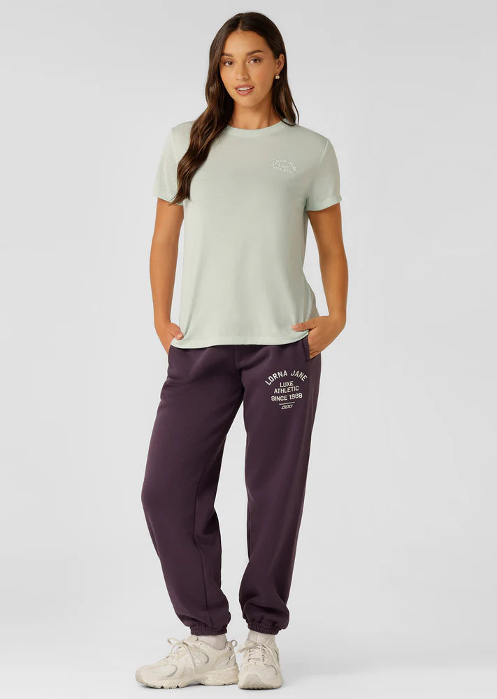 Lotus T-Shirt - Dusty Aqua