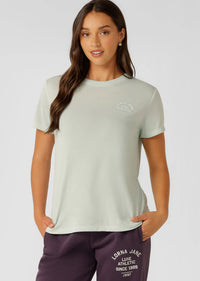 Lotus T-Shirt - Dusty Aqua