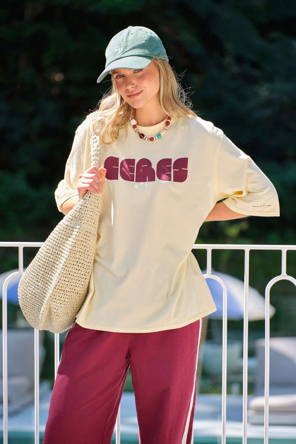 Liv Oversized Tee - Sunny Tint/Ceres Abstract