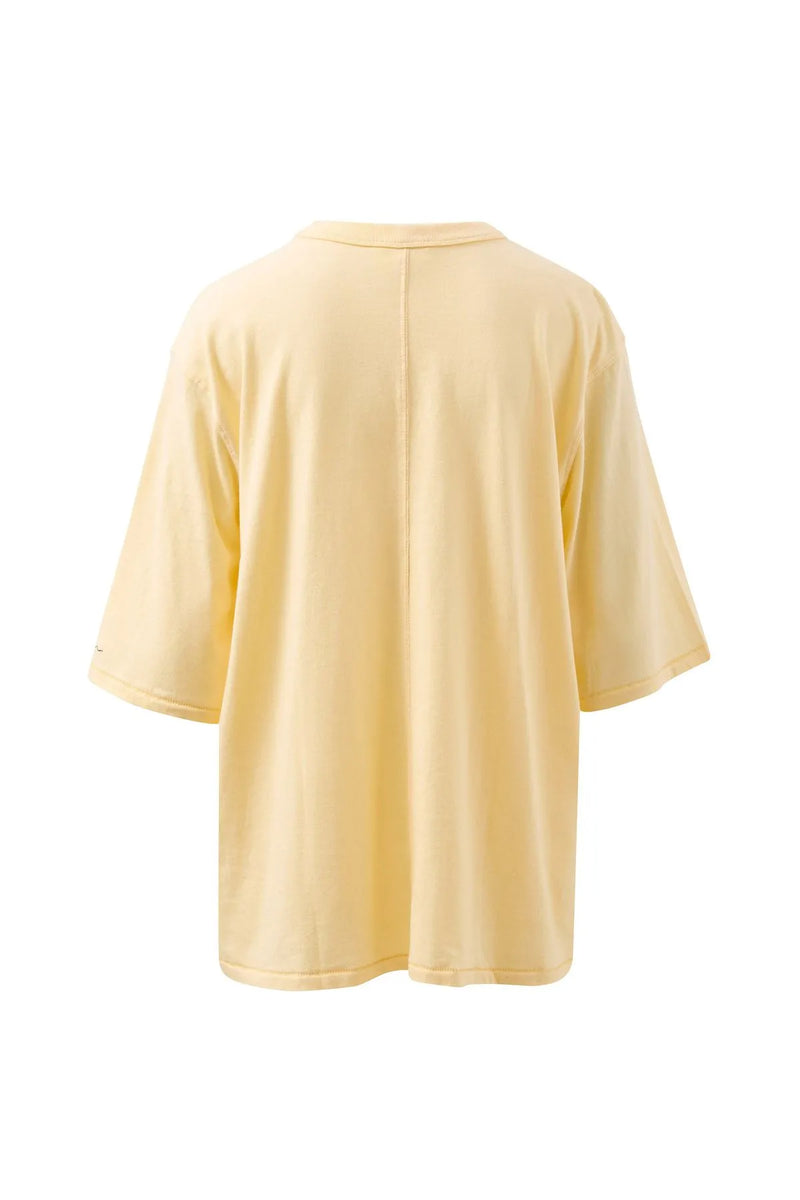 Liv Oversized Tee - Sunny Tint/Ceres Abstract