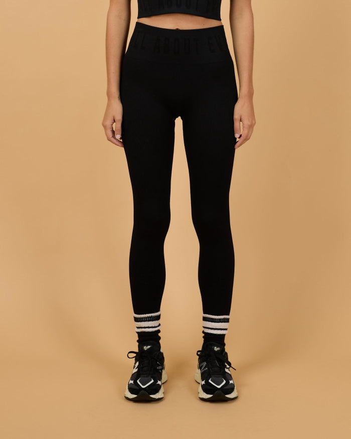 Remi Rib Legging - Black