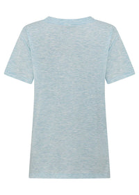 Lotus T-Shirt - Island Blue Marle