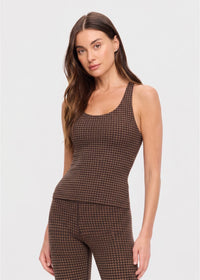 Zinnia Lenny Tank Top - Check