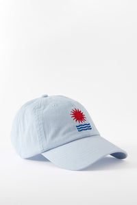 Pip Everyday Cap - Chalk Blue Horizon Embroidery